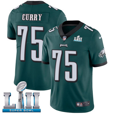 Nike Eagles #75 Vinny Curry Midnight Green Team Color Super Bowl LII Youth Stitched NFL Vapor Untouchable Limited Jersey Nike Eagles #75 Vinny Curry Midnight Green Team Color Super Bowl LII Youth Stitched NFL Vapor Untouchable Limited Jersey