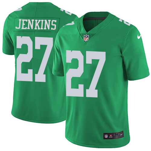 Nike Eagles #27 Malcolm Jenkins Green Youth Stitched NFL Limited Rush Jersey Nike Eagles #27 Malcolm Jenkins Green Youth Stitched NFL Limited Rush Jersey