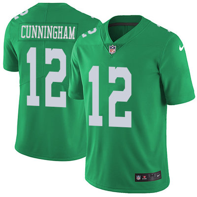 Nike Eagles #12 Randall Cunningham Green Youth Stitched NFL Limited Rush Jersey Nike Eagles #12 Randall Cunningham Green Youth Stitched NFL Limited Rush Jersey