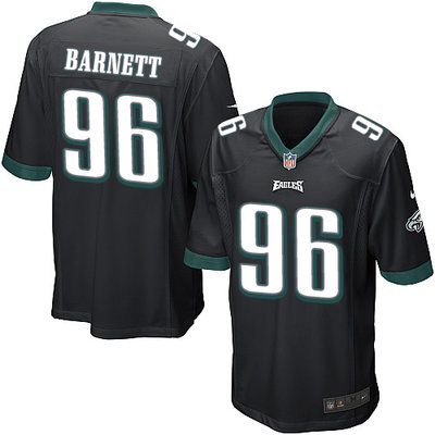 Nike Eagles #96 Derek Barnett Black Alternate Youth Stitched NFL New Elite Jersey Nike Eagles #96 Derek Barnett Black Alternate Youth Stitched NFL New Elite Jersey