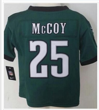 Toddler NEW Eagles #25 LeSean McCoy Green Team Color Stitched NFL Elite Jersey