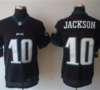Youth Nike Philadelphia Eagles 10 DeSean Jackson Black Jerseys
