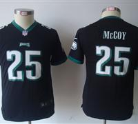 Youth Nike Philadelphia Eagles 25 LeSean McCoy Black Jerseys