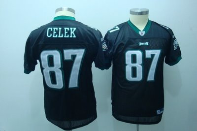 Youth Jerseys Philadelphia Eagles Brent Celek #87 Black