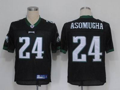 Youth Philadelphia Eagles 24 Nnamdi Asomugha Black