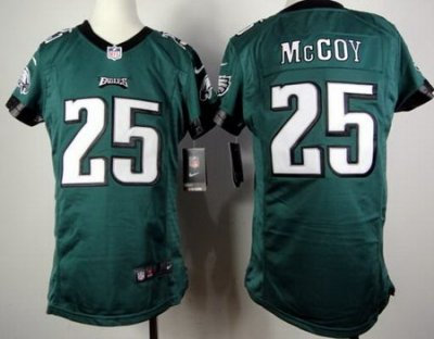 Youth Nike Philadelphia Eagles 25 LeSean McCoy Green Jerseys