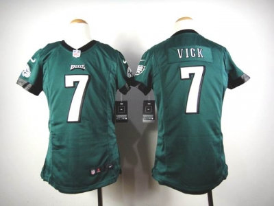 Youth Nike Philadelphia Eagles 7 Michael Vick Green Jerseys