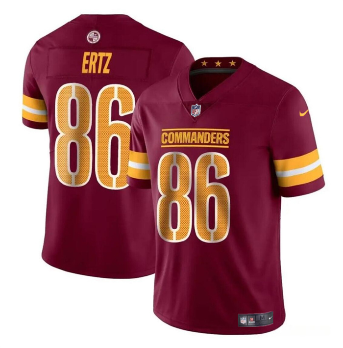 Youth Washington Commanders #86 Zach Ertz Burgundy Vapor Limited Stitched Football Jersey Youth Washington Commanders #86 Zach Ertz Burgundy Vapor Limited Stitched Football Jersey