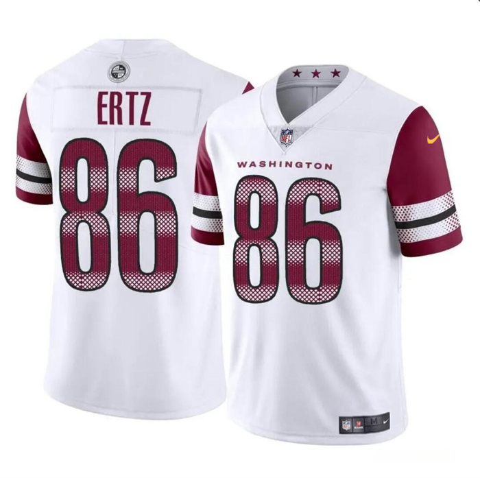 Youth Washington Commanders #86 Zach Ertz White Vapor Limited Stitched Football Jersey Youth Washington Commanders #86 Zach Ertz White Vapor Limited Stitched Football Jersey
