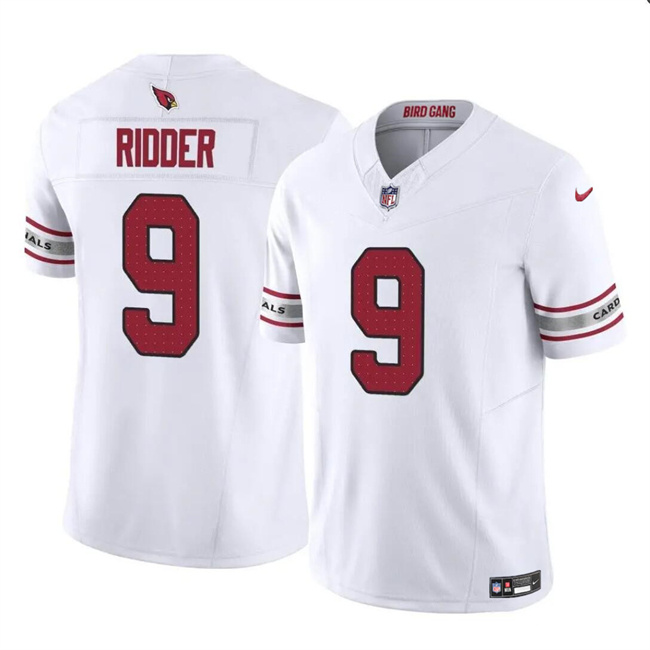 Youth Arizona Cardinals #9 Desmond Ridder White 2024 F.U.S.E Vapor Untouchable Limited Stitched Football Jersey Youth Arizona Cardinals #9 Desmond Ridder White 2024 F.U.S.E Vapor Untouchable Limited Stitched Football Jersey