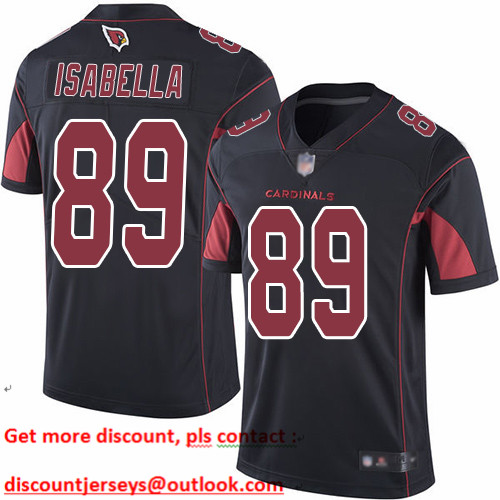 Cardinals #89 Andy Isabella Black Youth Stitched Football Limited Rush Jersey Cardinals #89 Andy Isabella Black Youth Stitched Football Limited Rush Jersey