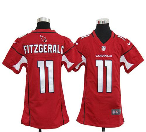 Nike Cardinals #11 Larry Fitzgerald Red Team Color Youth Stitched NFL Elite Jersey Nike Cardinals #11 Larry Fitzgerald Red Team Color Youth Stitched NFL Elite Jersey