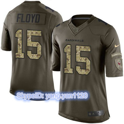 Nike Cardinals #15 Michael Floyd Green Youth Stitched NFL Limited Salute to Service Jersey Nike Cardinals #15 Michael Floyd Green Youth Stitched NFL Limited Salute to Service Jersey