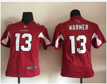 Youth Nike Cardinals #13 Kurt Warner Red Team Color Stitched NFL Elite Jersey Youth Nike Cardinals #13 Kurt Warner Red Team Color Stitched NFL Elite Jersey