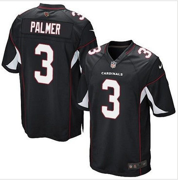 Youth Nike Cardinals #3 Carson Palmer Black Alternate Stitched NFL Elite Jersey Youth Nike Cardinals #3 Carson Palmer Black Alternate Stitched NFL Elite Jersey