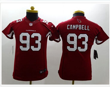 Youth NEW Cardinals #93 Calais Campbell Red Team Color Stitched NFL Limited Jersey Youth NEW Cardinals #93 Calais Campbell Red Team Color Stitched NFL Limited Jersey