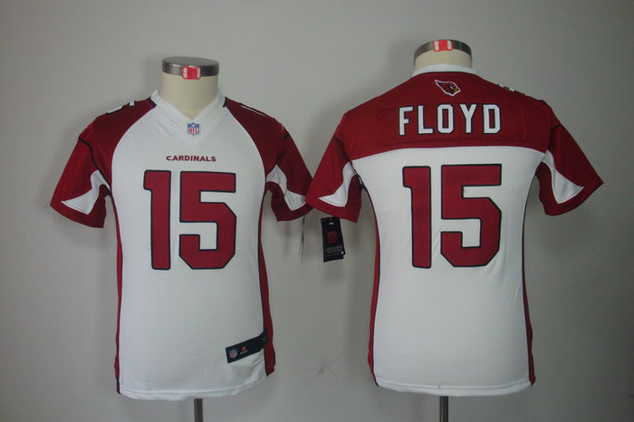 Youth NEW NFL Arizona Cardinals 15 Floyd White Jerseys