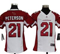 Youth Nike NFL Arizona Cardinals 21 Patrick Peterson White Jerseys
