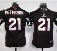 Youth Nike NFL Arizona Cardinals 21 Patrick Peterson Black Jerseys