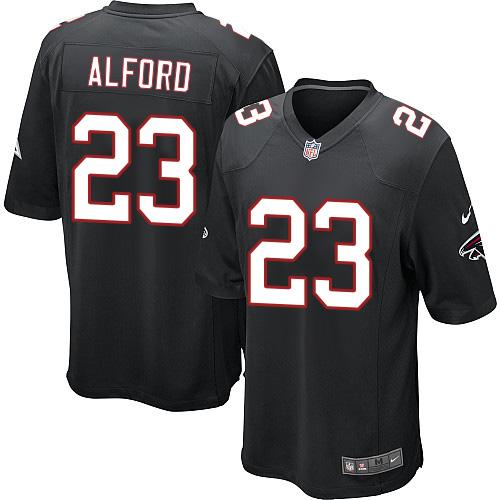 Nike Falcons #23 Robert Alford Black Alternate Youth Stitched NFL Elite Jersey Nike Falcons #23 Robert Alford Black Alternate Youth Stitched NFL Elite Jersey