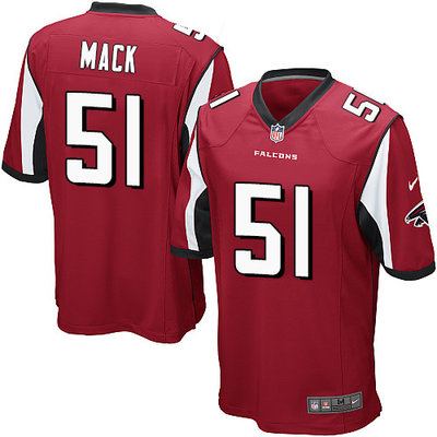 Nike Falcons #51 Alex Mack Red Team Color Youth Stitched NFL Elite Jersey Nike Falcons #51 Alex Mack Red Team Color Youth Stitched NFL Elite Jersey