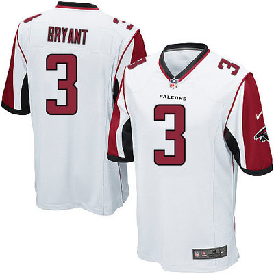 Nike Falcons #3 Matt Bryant White Youth Stitched NFL Elite Jersey Nike Falcons #3 Matt Bryant White Youth Stitched NFL Elite Jersey