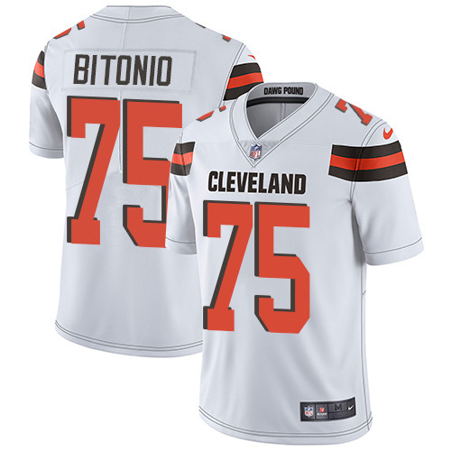 Nike Browns #75 Joel Bitonio White Youth Stitched NFL Vapor Untouchable Limited Jersey Nike Browns #75 Joel Bitonio White Youth Stitched NFL Vapor Untouchable Limited Jersey