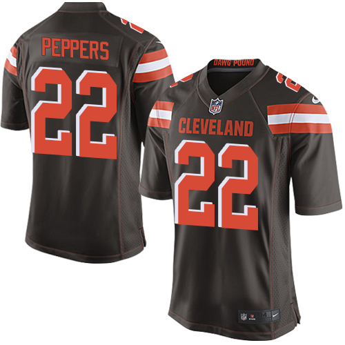 Nike Browns #22 Jabrill Peppers Brown Team Color Youth Stitched NFL New Elite Jersey Nike Browns #22 Jabrill Peppers Brown Team Color Youth Stitched NFL New Elite Jersey