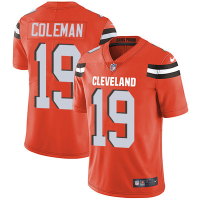Nike Browns #19 Corey Coleman Orange Alternate Youth Stitched NFL Vapor Untouchable Limited Jersey Nike Browns #19 Corey Coleman Orange Alternate Youth Stitched NFL Vapor Untouchable Limited Jersey