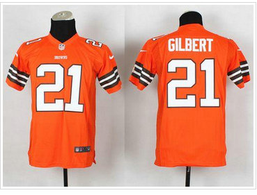 Youth NFL New Cleveland Browns #21 Justin Gilbert Orange Jersey Youth NFL New Cleveland Browns #21 Justin Gilbert Orange Jersey