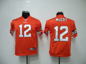 Cleveland Browns 12 Colt McCoy orange Kids Jerseys