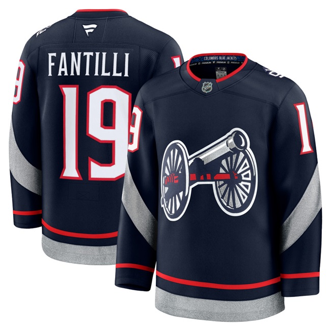 Men's Columbus Blue Jackets Active Player Custom Navy 2024-25 Stitched Hockey Jersey Men's Columbus Blue Jackets Active Player Custom Navy 2024-25 Stitched Hockey Jersey