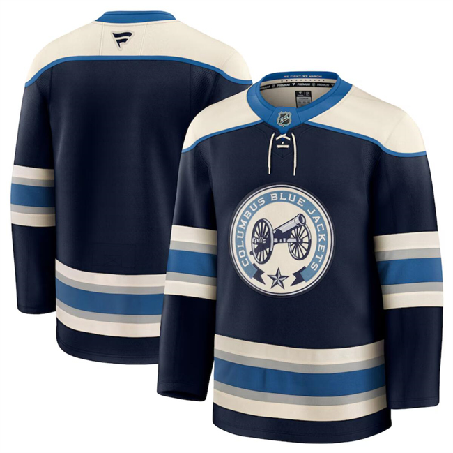 Men's Columbus Blue Jackets Navy 2024-25 Alternate Stitched Hockey Jersey Men's Columbus Blue Jackets Navy 2024-25 Alternate Stitched Hockey Jersey