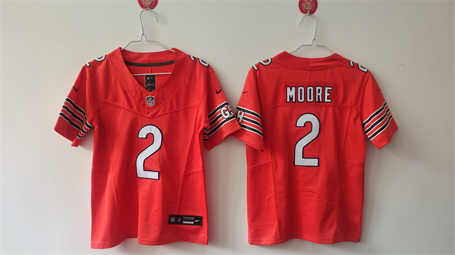 Youth Chicago Bears #2 DJ Moore Orange F.U.S.E Vapor Stitched Football Jersey Youth Chicago Bears #2 DJ Moore Orange F.U.S.E Vapor Stitched Football Jersey