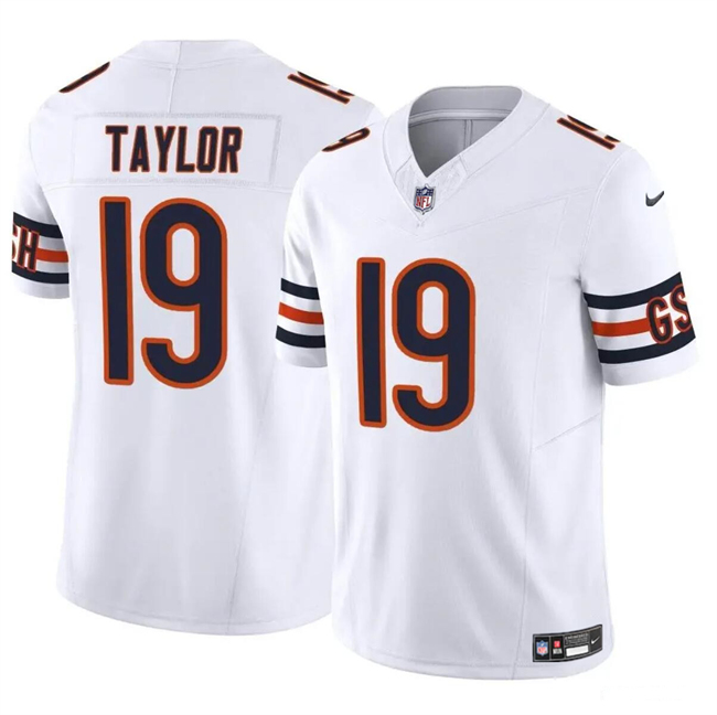 Youth Chicago Bears #19 Tory Taylor White 2023 F.U.S.E. Vapor Stitched Football Jersey Youth Chicago Bears #19 Tory Taylor White 2023 F.U.S.E. Vapor Stitched Football Jersey