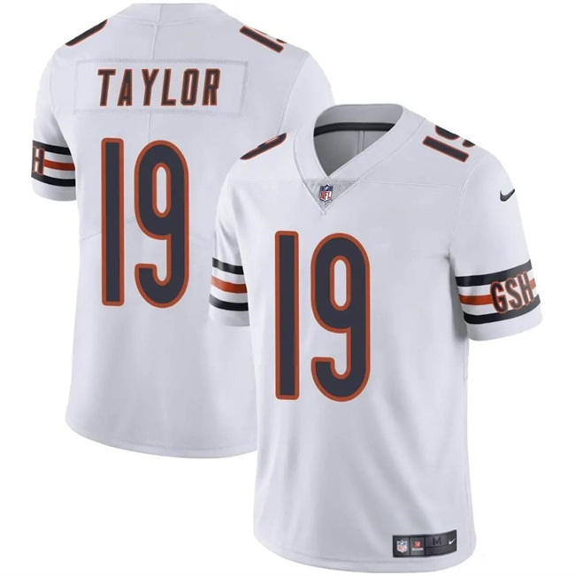 Youth Chicago Bears #19 Tory Taylor White Vapor Stitched Football Jersey Youth Chicago Bears #19 Tory Taylor White Vapor Stitched Football Jersey