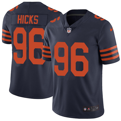 Nike Bears #96 Akiem Hicks Navy Blue Alternate Youth Stitched NFL Vapor Untouchable Limited Jersey Nike Bears #96 Akiem Hicks Navy Blue Alternate Youth Stitched NFL Vapor Untouchable Limited Jersey