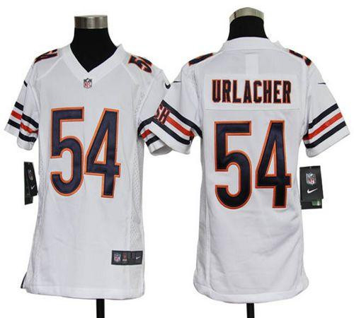 Nike Bears #54 Brian Urlacher White Youth Stitched NFL Elite Jersey Nike Bears #54 Brian Urlacher White Youth Stitched NFL Elite Jersey