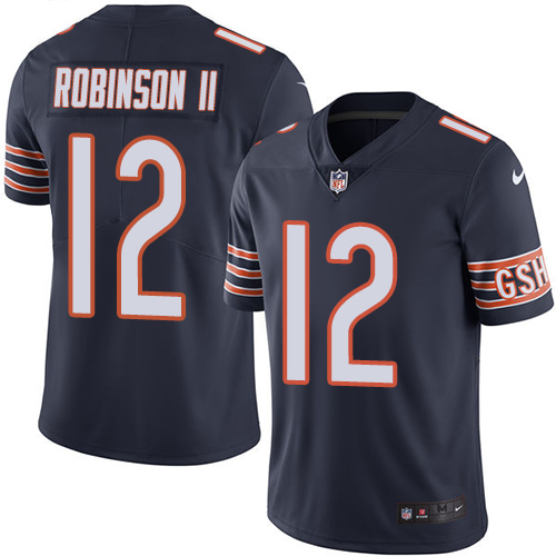 Nike Bears #12 Allen Robinson II Navy Blue Team Color Youth Stitched NFL Vapor Untouchable Limited Jersey Nike Bears #12 Allen Robinson II Navy Blue Team Color Youth Stitched NFL Vapor Untouchable Limited Jersey
