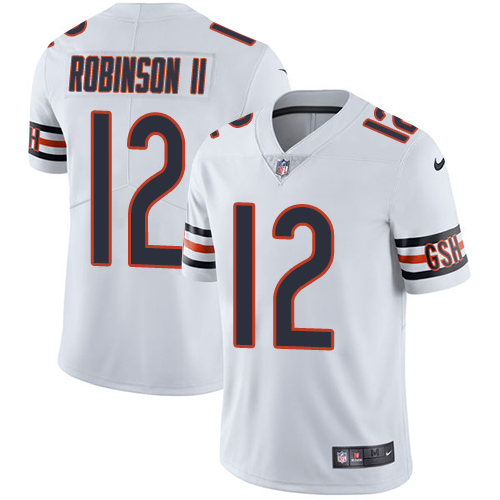 Nike Bears #12 Allen Robinson II White Youth Stitched NFL Vapor Untouchable Limited Jersey Nike Bears #12 Allen Robinson II White Youth Stitched NFL Vapor Untouchable Limited Jersey