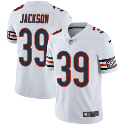 Nike Bears #39 Eddie Jackson White Youth Stitched NFL Vapor Untouchable Limited Jersey Nike Bears #39 Eddie Jackson White Youth Stitched NFL Vapor Untouchable Limited Jersey