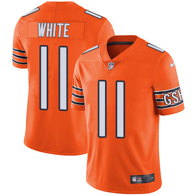 Nike Bears #11 Kevin White Orange Youth Stitched NFL Limited Rush Jersey Nike Bears #11 Kevin White Orange Youth Stitched NFL Limited Rush Jersey