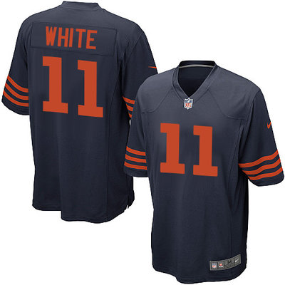 Nike Bears #11 Kevin White Navy Blue Youth Stitched NFL 1940s Throwback Elite Jersey Nike Bears #11 Kevin White Navy Blue Youth Stitched NFL 1940s Throwback Elite Jersey