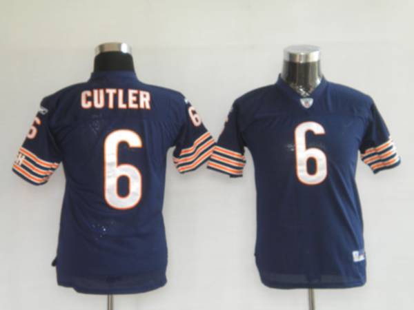 Bears #6 Jay Cutler Blue Stitched Youth NFL Jersey Bears #6 Jay Cutler Blue Stitched Youth NFL Jersey