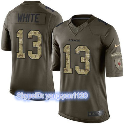 Nike Bears #13 Kevin White Green Youth Stitched NFL Limited Salute to Service Jersey