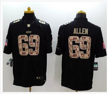 Youth NEW Bears #69 Jared Allen Black NFL Limited Salute to Service jersey Youth NEW Bears #69 Jared Allen Black NFL Limited Salute to Service jersey