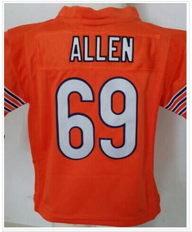 Toddler NEW Bears #69 Jared Allen Orange Stitched NFL Elite Jersey Toddler NEW Bears #69 Jared Allen Orange Stitched NFL Elite Jersey
