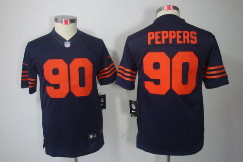 Youth NEW Chicago Bears 90 Julius Peppers Blue Jerseys(orange number) Youth NEW Chicago Bears 90 Julius Peppers Blue Jerseys(orange number)