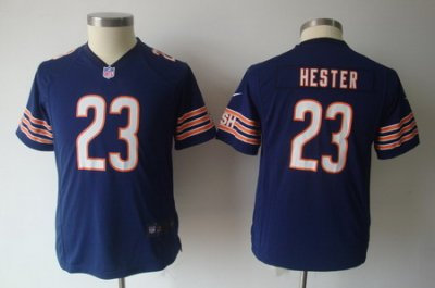 Nike NFL Youth Chicago Bears 23# Devin Hester D.Blue Jerseys