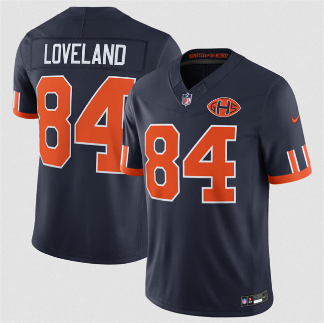 Youth Chicago Bears #84 Colston Loveland Navy 2026 F.U.S.E. Rivalries Collection Limited Stitched Football Jersey Youth Chicago Bears #84 Colston Loveland Navy 2026 F.U.S.E. Rivalries Collection Limited Stitched Football Jersey